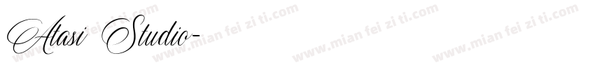 Atasi Studio字体转换